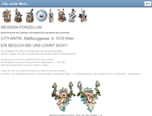 Tablet Screenshot of city-antik-meissen.com